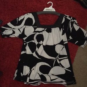 Modern artsy black and white design